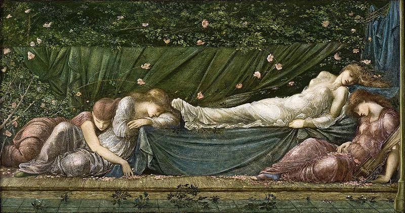 Edward Burne-Jones The Sleeping Beauty from the small Briar Rose series